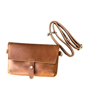 Load image into Gallery viewer, Genuine Leather Lottie Crossbody