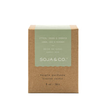 Load image into Gallery viewer, Soy Wax Candle | Lemon, Sage & Rosemary: 8oz - Cotton Wick