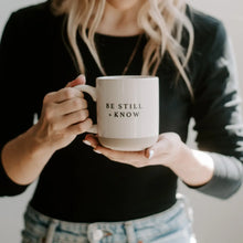 Load image into Gallery viewer, Be Still and Know stoneware mug