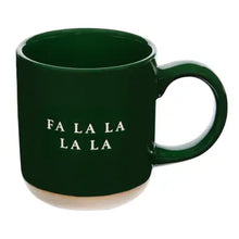 Load image into Gallery viewer, Fa La La Stoneware Coffee Mug