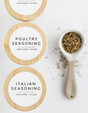 Load image into Gallery viewer, Modern Spice Jar Labels