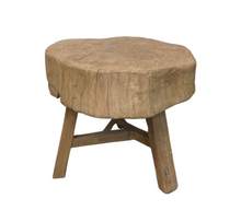 Load image into Gallery viewer, Gus Reclaimed Wood Stump Side Table