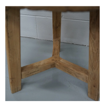 Load image into Gallery viewer, Wells Vintage Wooden Wheel Side Table