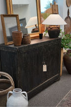 Load image into Gallery viewer, Marlow Reclaimed Wood Cabinet - Distressed Black