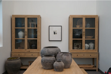 Load image into Gallery viewer, Rosemary Reclaimed Wood Glass Cabinet