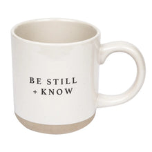Load image into Gallery viewer, Be Still and Know stoneware mug