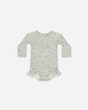 Load image into Gallery viewer, Olivia Rashguard One-Piece | Blue Blossom