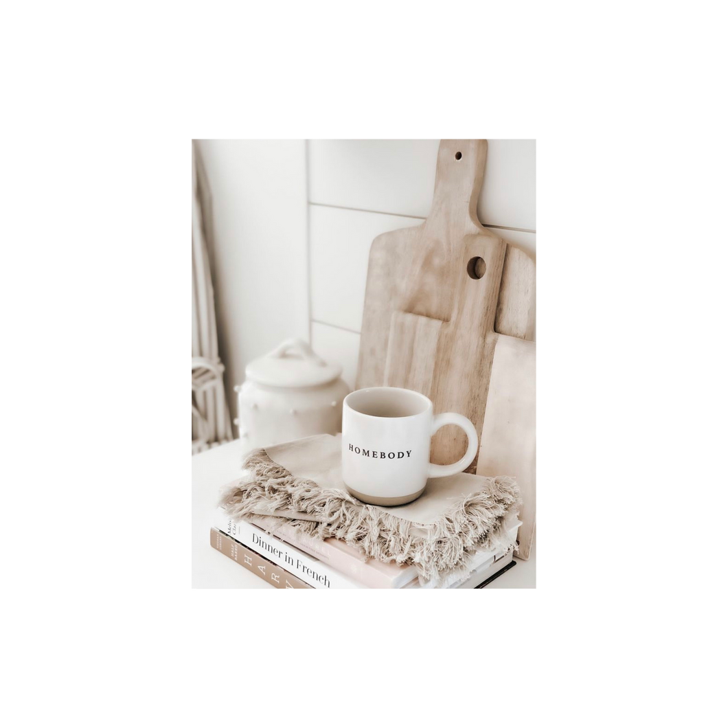 Homebody stoneware mug